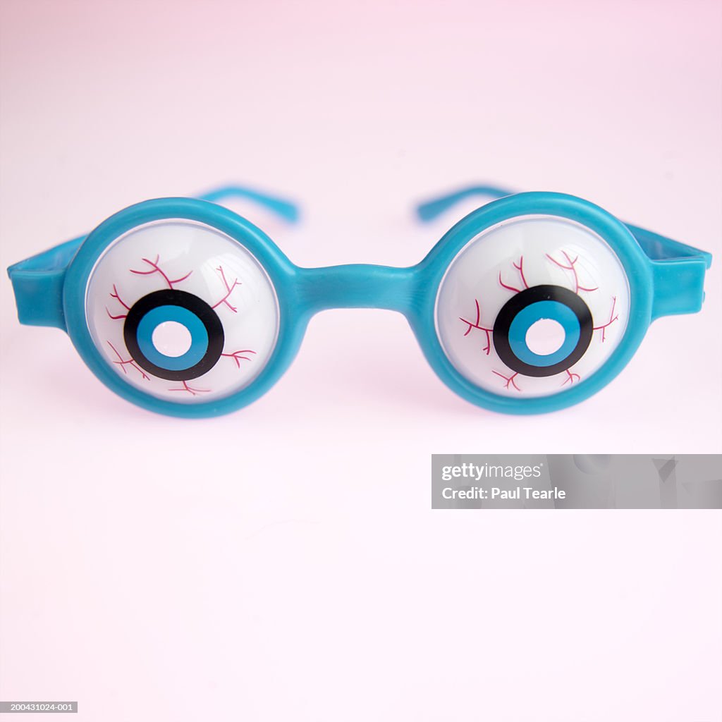 Comedy glasses, close up