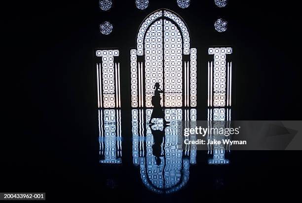 morocco, casablanca, hassan ii mosque interior - mosque hassan ii stock pictures, royalty-free photos & images