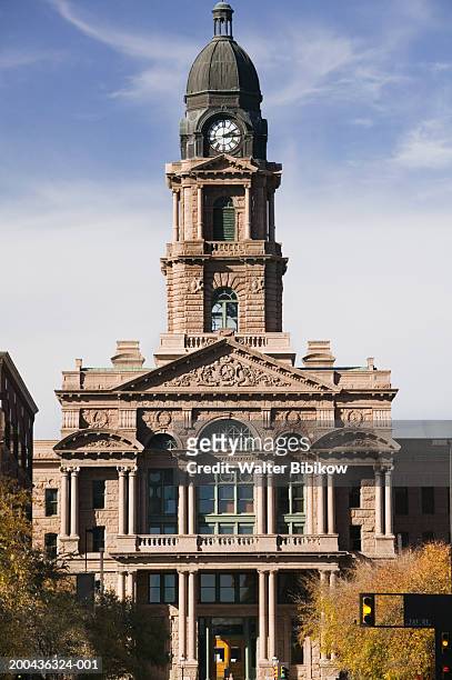usa, texas, fort worth, tarrant county courthouse - fort worth stock pictures, royalty-free photos & images