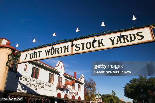 usa, texas, fort worth, fort worth stock yards area - fort worth fotografías e imágenes de stock