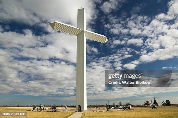 usa, texas, panhandle area, cross of our lord - walter cross stock pictures, royalty-free photos & images