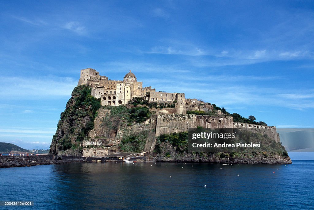 Italy, Campania, Ischia, Ischia Ponte, Castello Aragonese d'Ischia