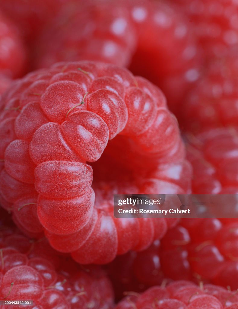 Raspberries, close-up