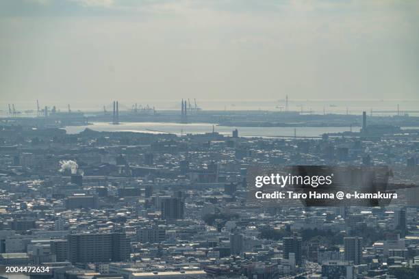 harbor in nagoya city of japan - aichi prefecture stock pictures, royalty-free photos & images