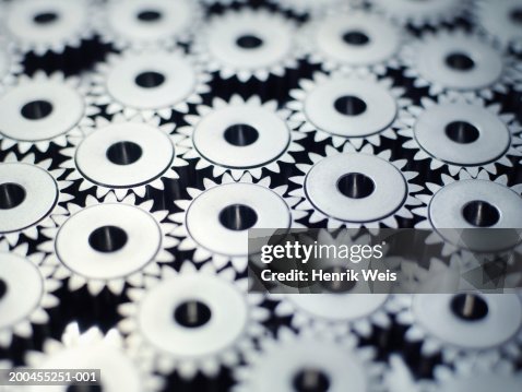 Interlocking cogs, full frame Interlocking cogs, full frame