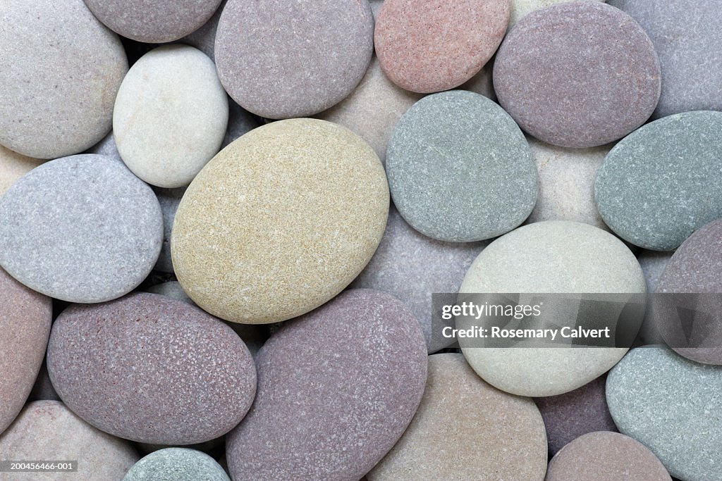 Pebbles on beach, close-up