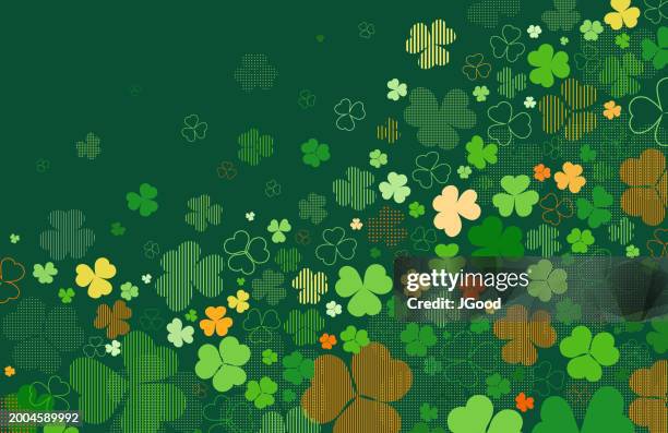stockillustraties, clipart, cartoons en iconen met st. patrick's day background - maart