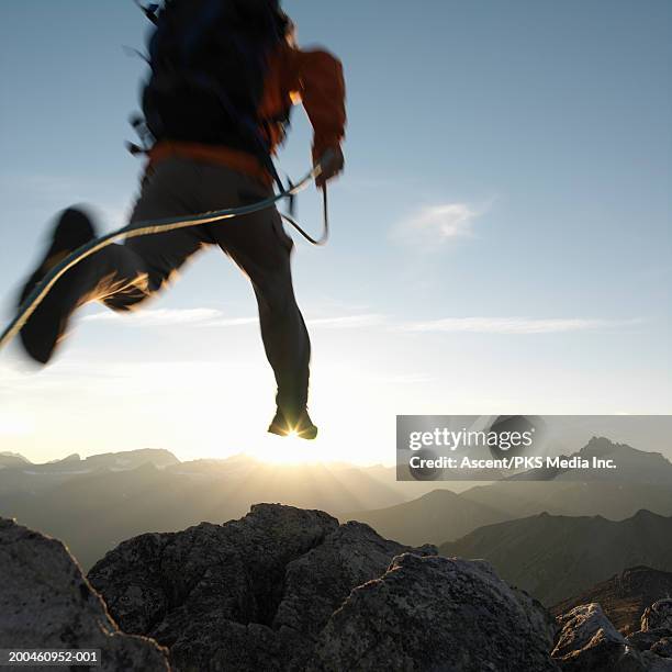 Leap Over Rocks Jump Top View Photos and Premium High Res Pictures - Getty Images