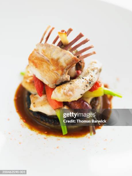 Confit Rabbit Leg Roulade 746 Rabbit Leg Stock Photos, High-Res Pictures, and Images - Getty Images