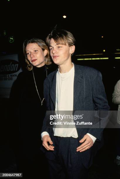 American actress Gwyneth Paltrow and American actor Leonardo DiCaprio attend the 65th Annual National Board of Review of Motion Pictures Awards, held...