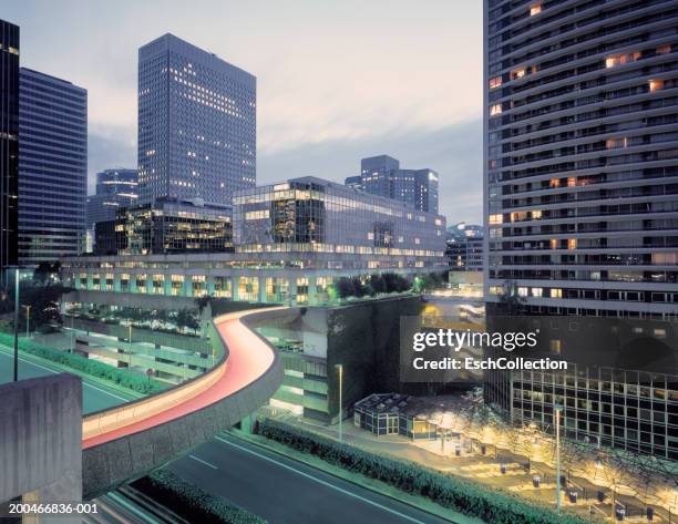 la defense, paris, france, dawn, 2006 - autoroute france stock pictures, royalty-free photos & images