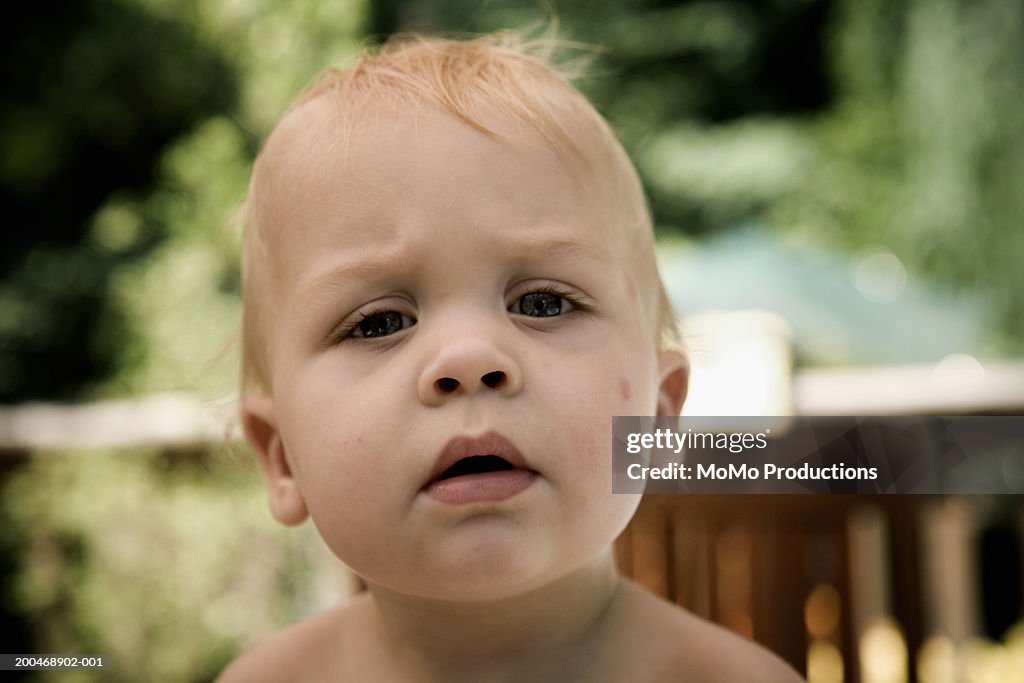 Baby boy (12-15 months), portrait