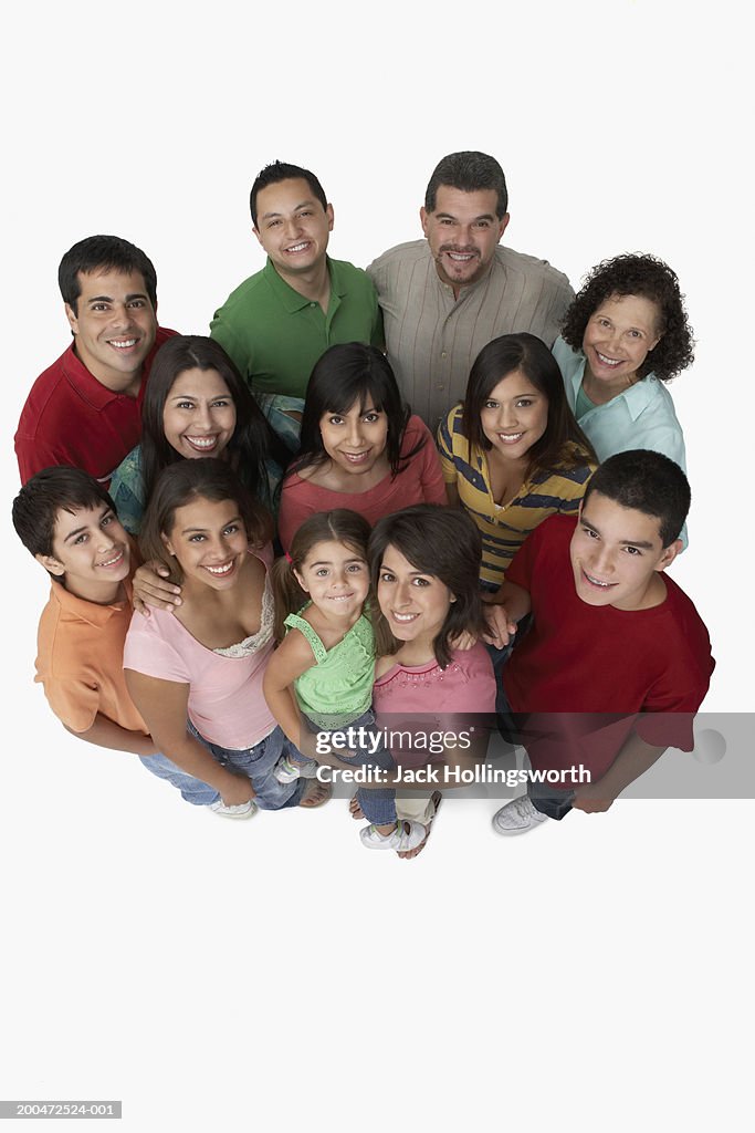 Portrait of a group of people smiling