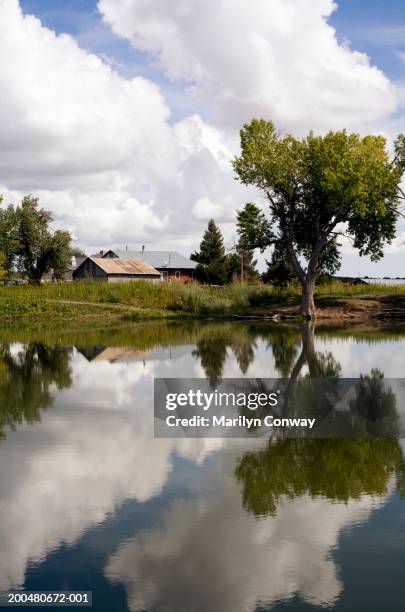 usa, new mexico, manzano, manzano lake - see manzano lake stock-fotos und bilder