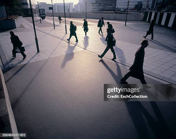 business people walking to work - la defense bildbanksfoton och bilder