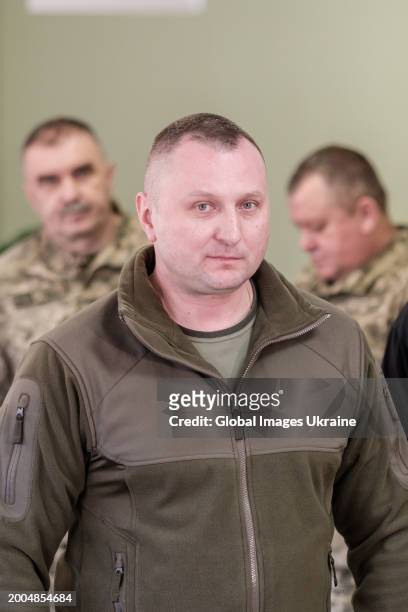 Col. Artur Niyazov, head of the Lviv Regional Territorial Center for Recruitment and Social Support, opens recruiting centre of Ukrainian Army on...