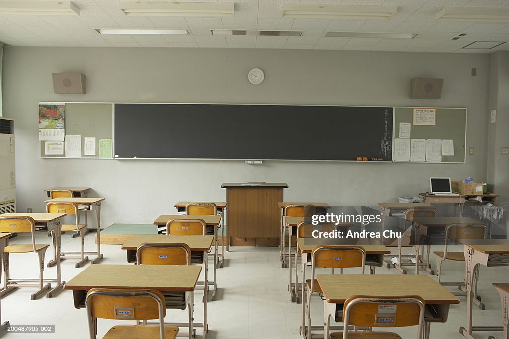 Empty classroom