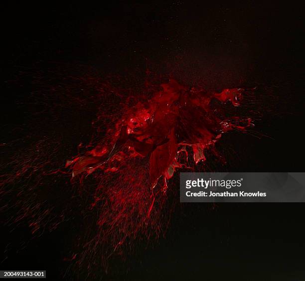 liquid splashing, close-up - blood stock pictures, royalty-free photos & images