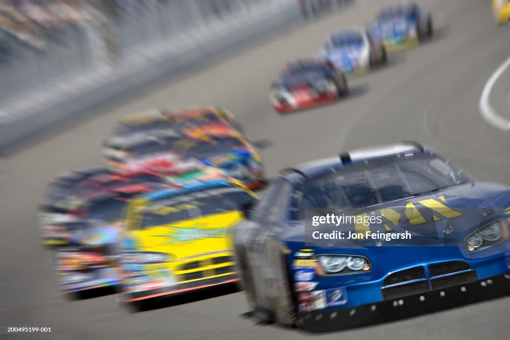 Stock car race (Digital Composite, Digital Enhancement)