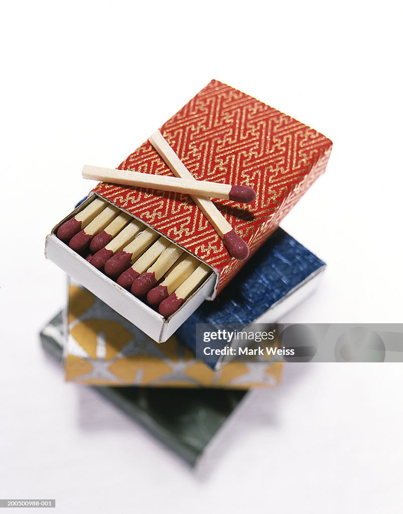 Stack of matchbooks