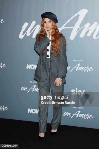Beatrice Fiorentini attends the photocall for "Un Amore" at Cinema Barberini on February 12, 2024 in Rome, Italy.