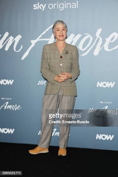 Ottavia Piccolo attends the photocall for "Un Amore" at Cinema Barberini on February 12, 2024 in Rome, Italy.