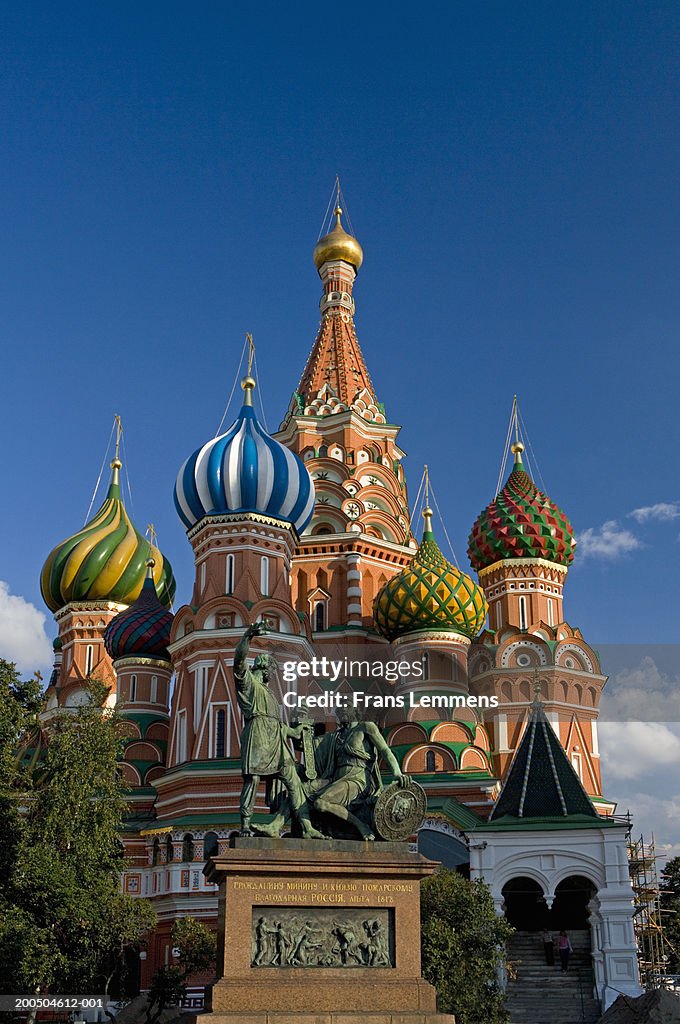 Russia, Moscow, Red Square, Saint Basils Cathedral