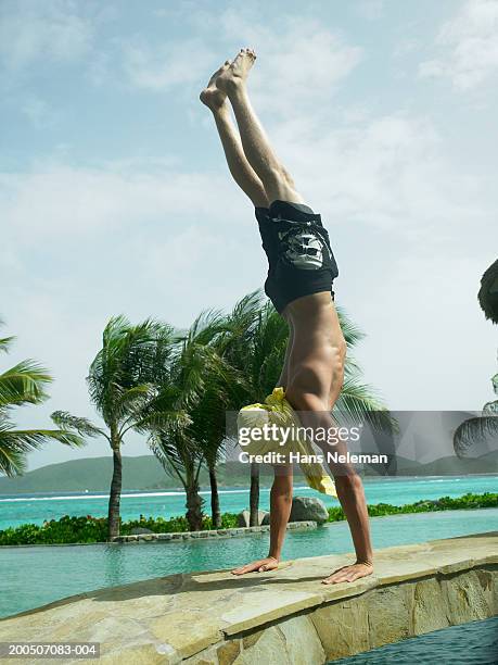 Pool Hand Stand Pool Hand Stand Photos and Premium High Res Pictures - Getty Images