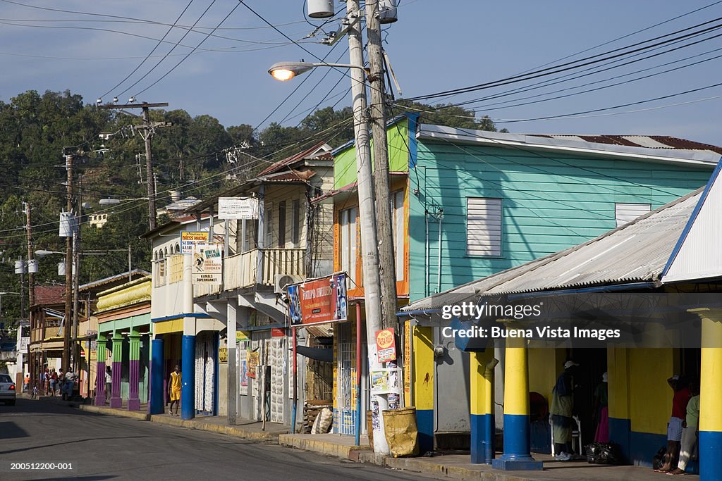 Jamaica, Port Antonio, street scene