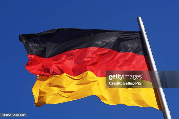 germany, berlin, german flag - picture of a german flag stock pictures, royalty-free photos & images