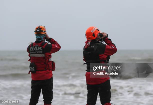 Search and rescue teams participate in the rescue efforts as 275 personnel continue the search from air, land and sea for the crew of the...