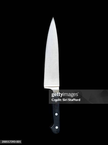 chef's knife - kitchen knives stock pictures, royalty-free photos & images