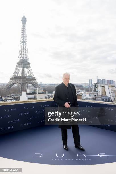 Stellan Skarsgard attends the "Dune 2" Photocall at Shangri La Hotel on February 12, 2024 in Paris, France.