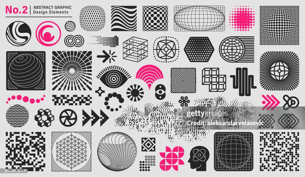Abstract Graphic Design Elements