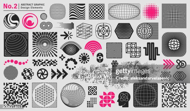 abstract graphic design elements - outer space logo stock illustrations