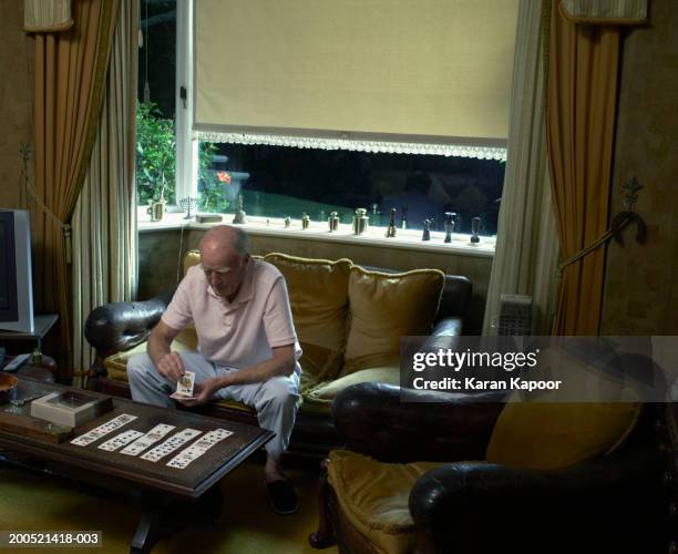 Man Playing Solitaire Photos and Premium High Res Pictures - Getty Images