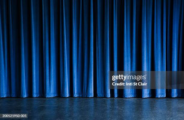 curtain on stage - theatre industry stock pictures, royalty-free photos & images