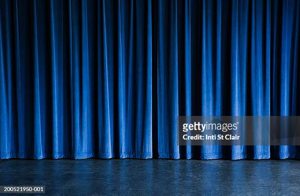 curtain on stage - indústria do teatro - fotografias e filmes do acervo