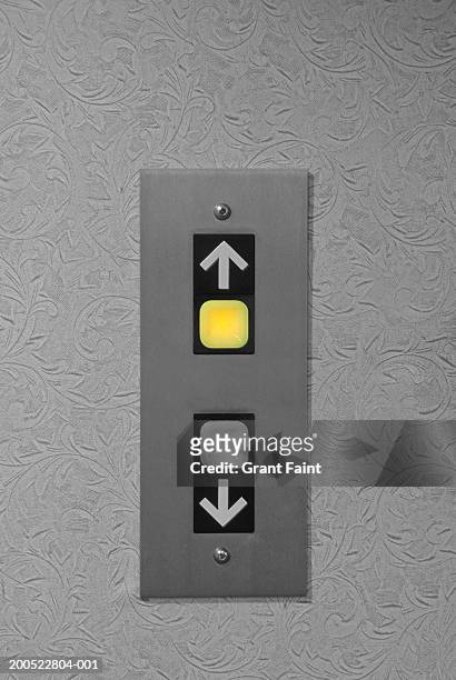 lift buttons, close-up - elevator stock pictures, royalty-free photos & images