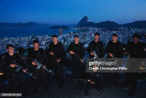 Bope Police Rio 123 Brazilian Military Police Bope Elite Unit Stock Photos, High-Res ...