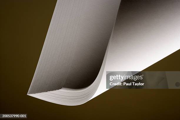 Paper Curved Stack Stack Of Paper Curl Photos and Premium High Res Pictures - Getty Images