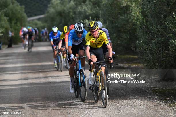 Sepp Kuss of The United States and Team Visma | Lease a Bike competes during the 3rd Clasica Jaen Paraiso Interior 2024 a 158.3km one day race from...