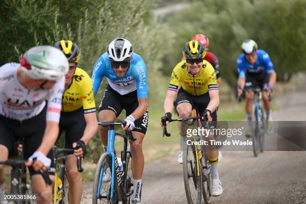 Bastien Tronchon of France and Decathlon Ag2R La Mondiale Team competes during the 3rd Clasica Jaen Paraiso Interior 2024 a 158.3km one day race from...