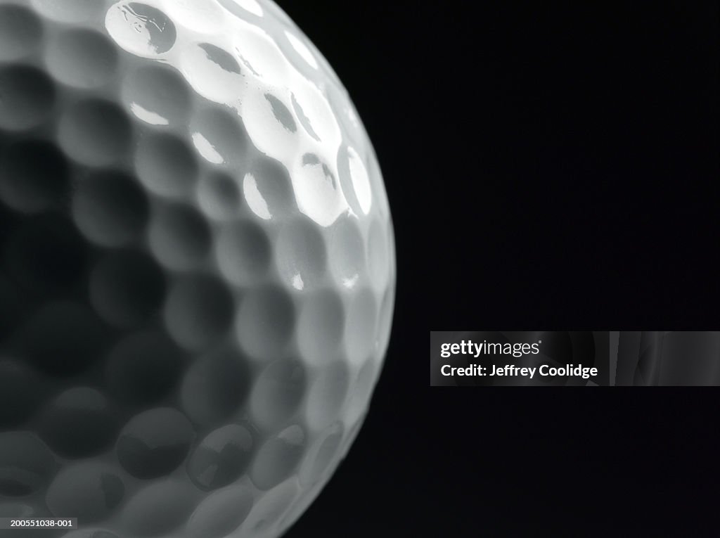 Golf ball, detail, close-up