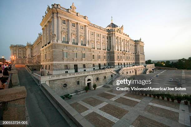 spain, castilla, madrid, royal palace - madrid royal palace 個照片及圖片檔