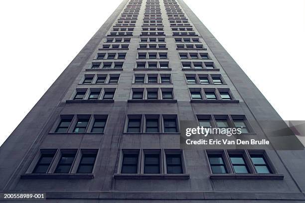 skyscrapers, low angle view - eric van den brulle stock-fotos und bilder