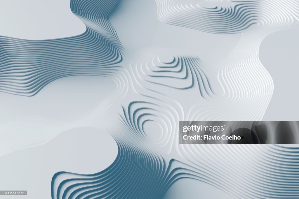 Topographic map model