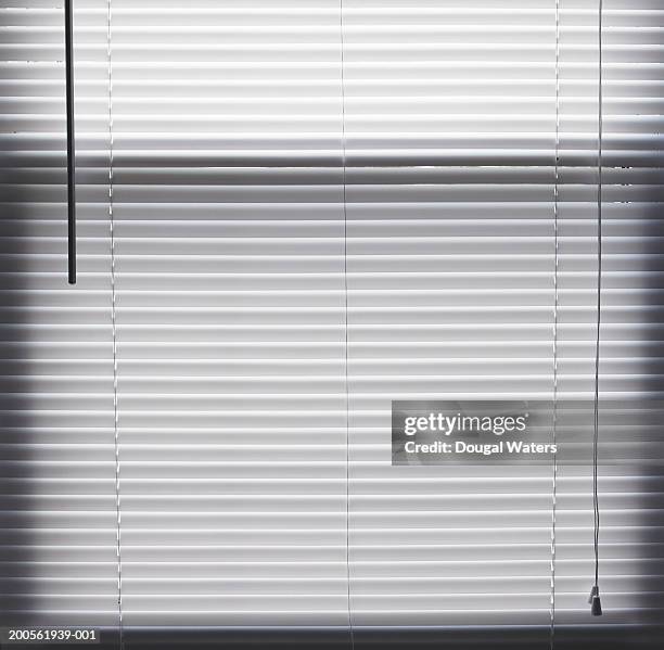 blinds on window - window blinds stock pictures, royalty-free photos & images