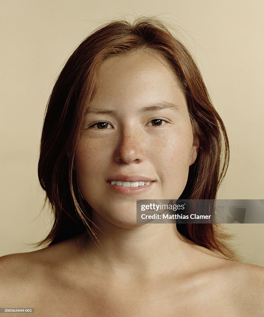 Young woman of hispanic descent, portrait, close-up