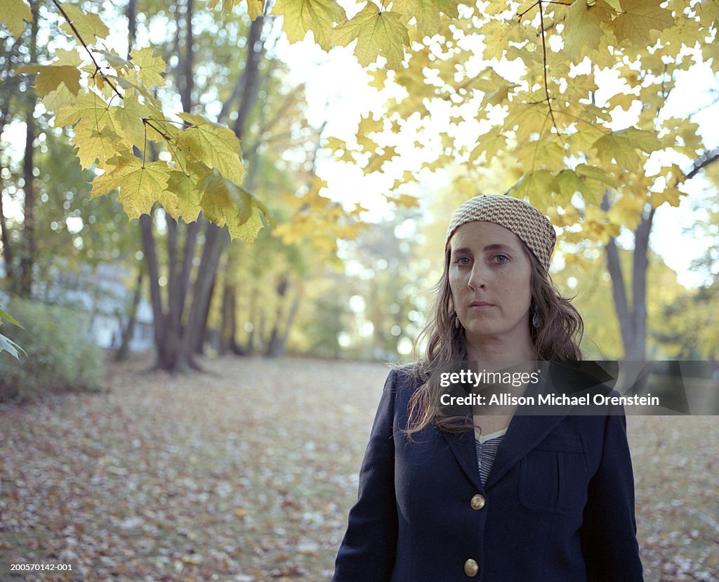 Woman standing, portrait